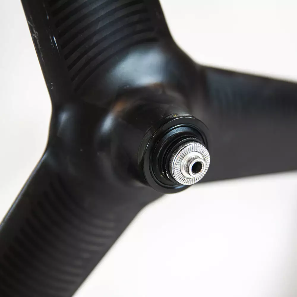 PRO TeXtreme 3-Spoke Tubular Front Wheel - Rim Brake 3 PRO TeXtreme 3-Spoke Tubular Front Wheel - Rim Brake - Billede 3