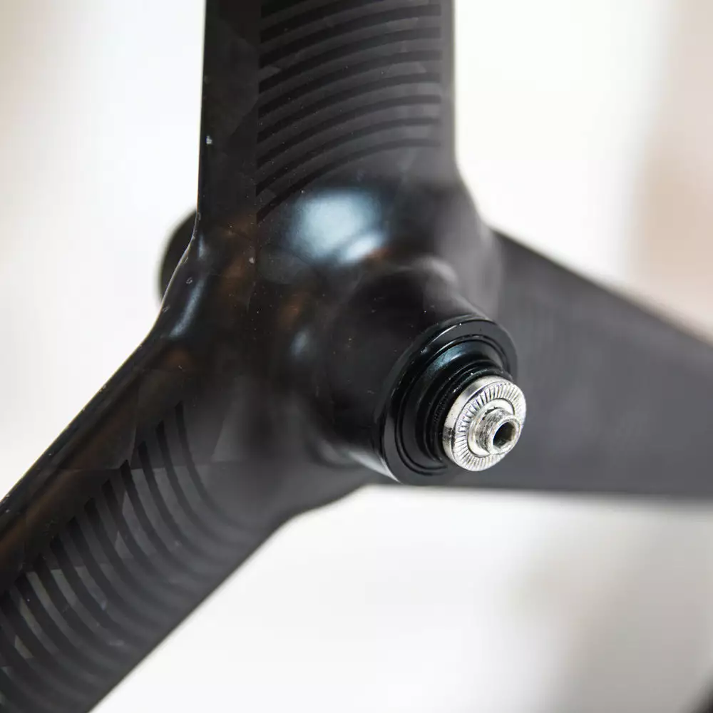 PRO TeXtreme 3-Spoke Tubular Front Wheel - Rim Brake 4 PRO TeXtreme 3-Spoke Tubular Front Wheel - Rim Brake - Billede 4