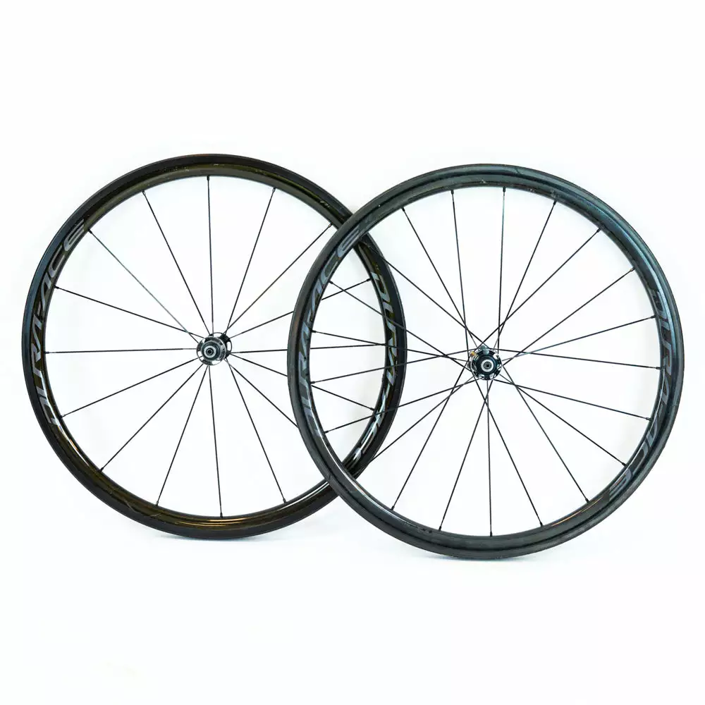 Shimano Dura-Ace C40 R9100 Tubular Wheelset - Rim Brake 2 Shimano Dura-Ace C40 R9100 Tubular Wheelset - Rim Brake - Billede 2
