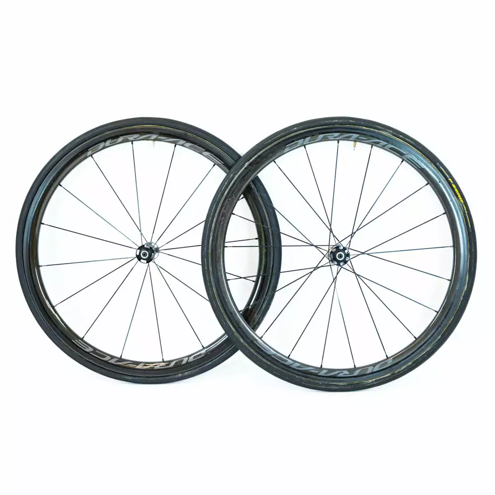 Shimano Dura-Ace C40 R9100 Tubular Wheelset - Rim Brake 2 Shimano Dura-Ace C40 R9100 Tubular Wheelset - Rim Brake - Billede 2