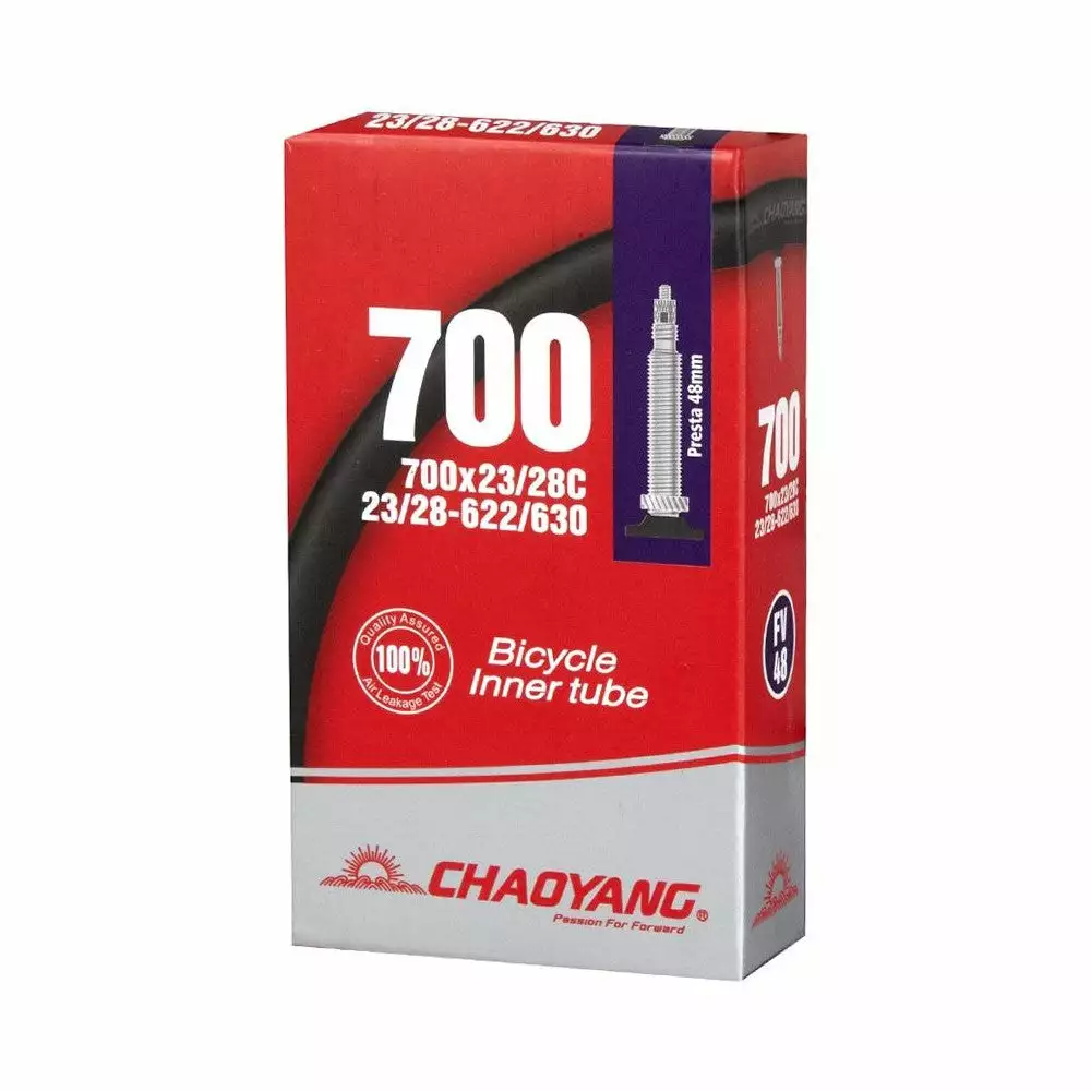 Chaoyang Inner Tube 700x23/28c Presta 48mm 1 Chaoyang Inner Tube 700x23/28c Presta 48mm