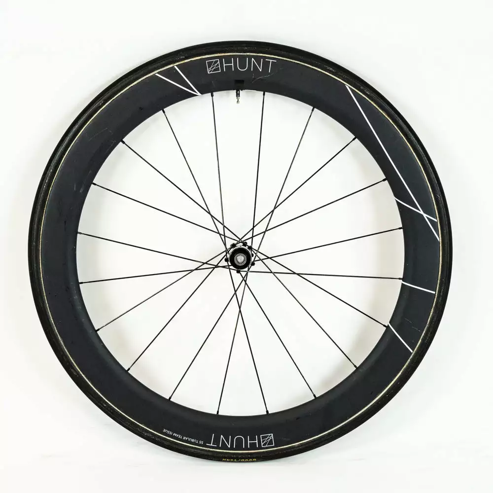 HUNT 55 Team Issue - Front Wheel - Tubular - Carbon 1 HUNT 55 Team Issue - Front Wheel - Tubular - Carbon