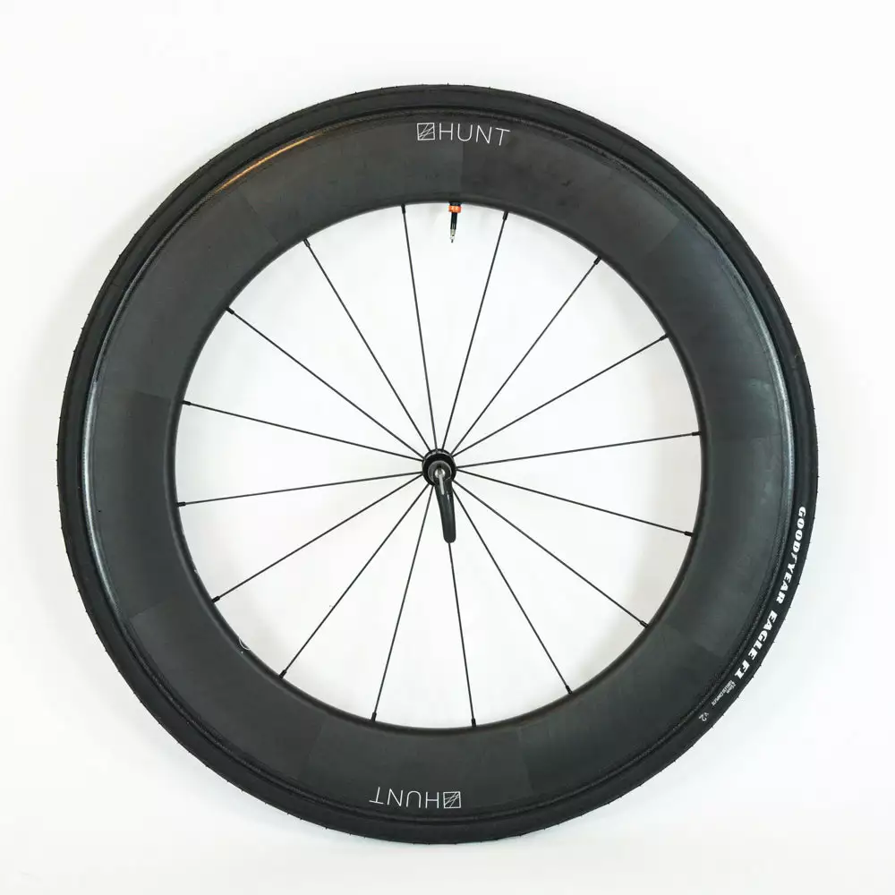 Hunt 82 Carbon Clincher/Tubeless - Aerodynamicist - Front Wheel 2 Hunt 82 Carbon Clincher/Tubeless - Aerodynamicist - Front Wheel - Billede 2