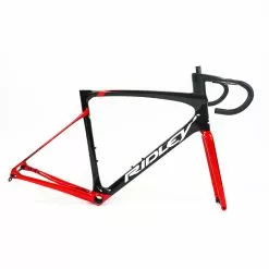 Ridley Fenix SLiC Disc Frameset - 56/M - Black/Red
