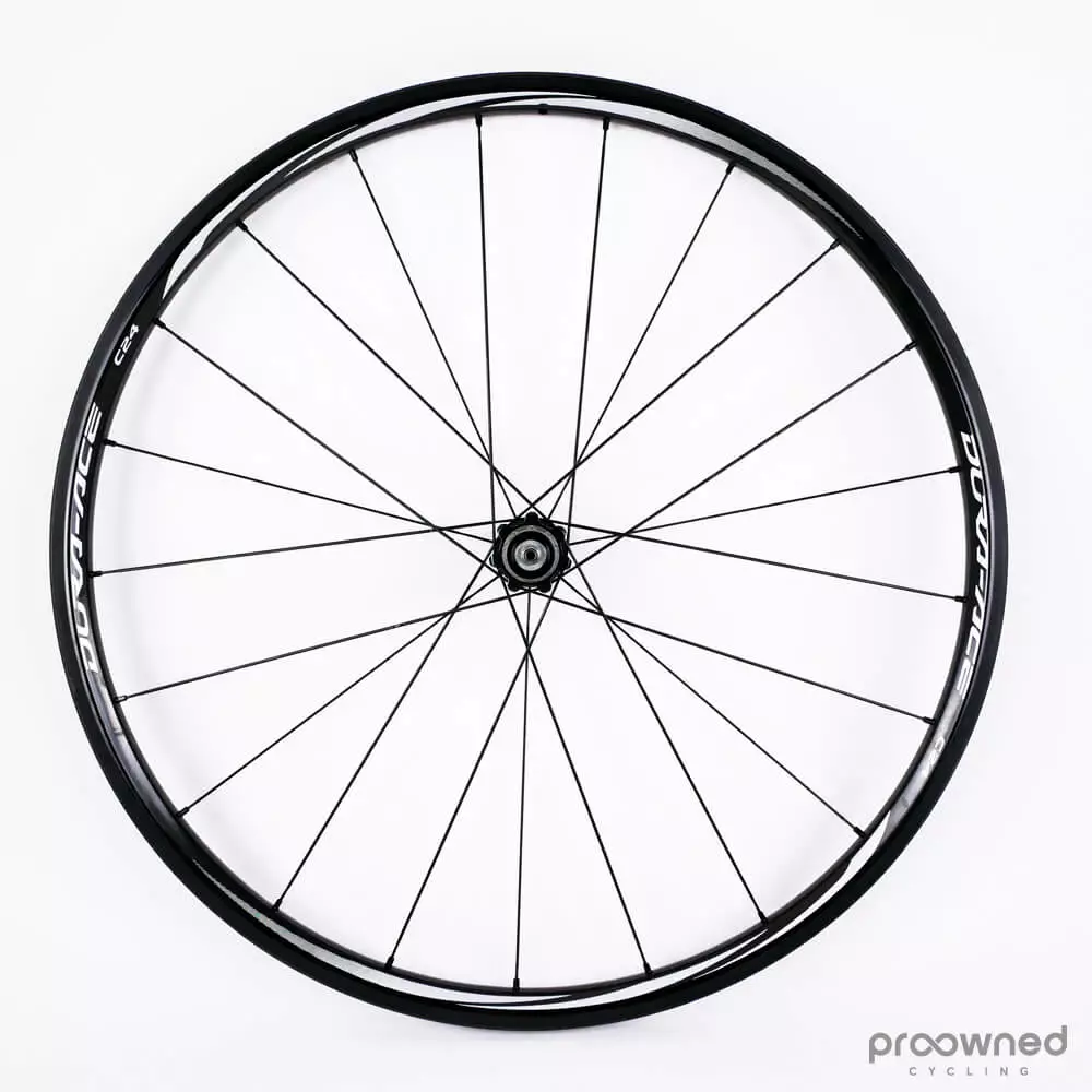 Shimano Dura-Ace 9000 C24 Carbon Tubular Rear Wheel 1 Shimano Dura-Ace 9000 C24 Carbon Tubular Rear Wheel