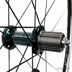 Shimano Dura-Ace 9000 C24 Carbon Tubular Rear Wheel 7 Shimano Dura-Ace 9000 C24 Carbon Tubular Rear Wheel -Bremser & dele Salg P1500437