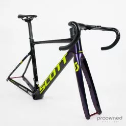 Scott Addict RC Pro Disc Frameset - S/52 - S. Roy - Mitchelton-Scott -Bremser & dele Salg P1630831