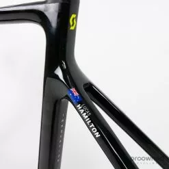 Scott Addict RC Pro Disc Frameset - L/56 - L. Hamilton - Mitchelton-Scott -Bremser & dele Salg P1630887