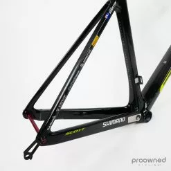 Scott Addict RC Pro Disc Frameset - L/56 - L. Hamilton - Mitchelton-Scott -Bremser & dele Salg P1630889