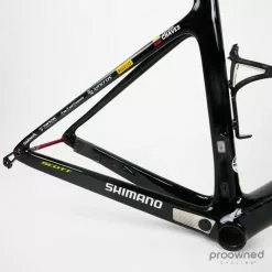 Scott Addict RC Pro Disc Frameset - XS/49 - E. Chaves - Mitchelton-Scott -Bremser & dele Salg P1640129