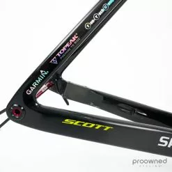 Scott Addict RC Pro Disc Frameset - XL/58 - E. Affini - Mitchelton-Scott -Bremser & dele Salg P1650345