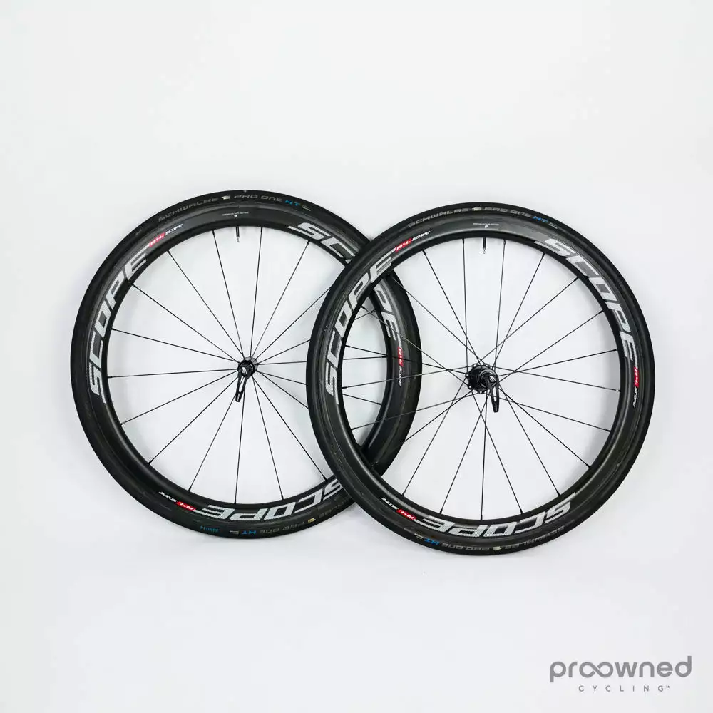 Scope R4C Carbon Tubular Rim Wheelset 2 Scope R4C Carbon Tubular Rim Wheelset - Billede 2