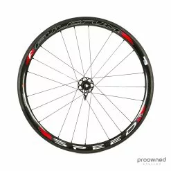 Fulcrum Speed 40T Tubular Rear Wheel - Black/Red