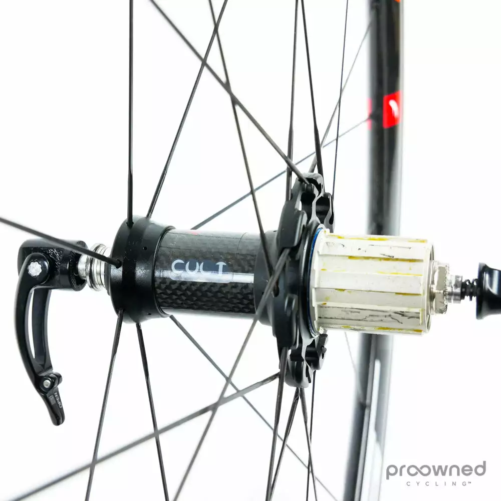 Fulcrum Speed 40T Tubular Wheelset - Black/White 4 Fulcrum Speed 40T Tubular Wheelset - Black/White - Billede 4