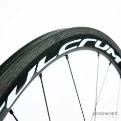 Fulcrum Speed 40T Tubular Wheelset - Black/White 11 Fulcrum Speed 40T Tubular Wheelset - Black/White -Bremser & dele Salg P1760059
