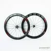 Fulcrum Speed 55T Tubular Wheelset - Black/Red