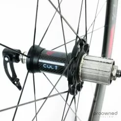 Fulcrum Speed 55T Tubular Wheelset - Black/Red 11 Fulcrum Speed 55T Tubular Wheelset - Black/Red -Bremser & dele Salg P1760106