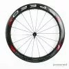 Fulcrum Speed 55T Tubular Front Wheel - Black/Red