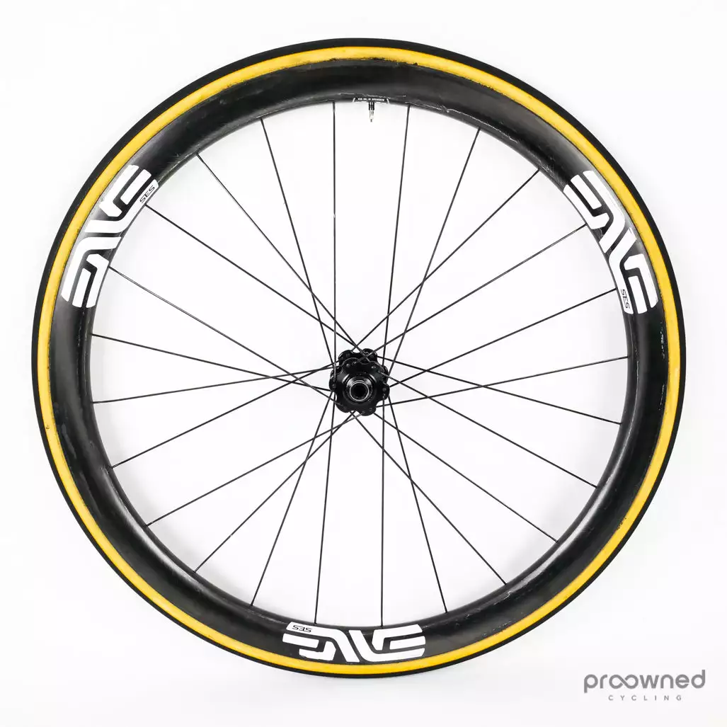 ENVE SES 3.4 Disc Tubular Carbon Front Wheel 2 ENVE SES 3.4 Disc Tubular Carbon Front Wheel - Billede 2
