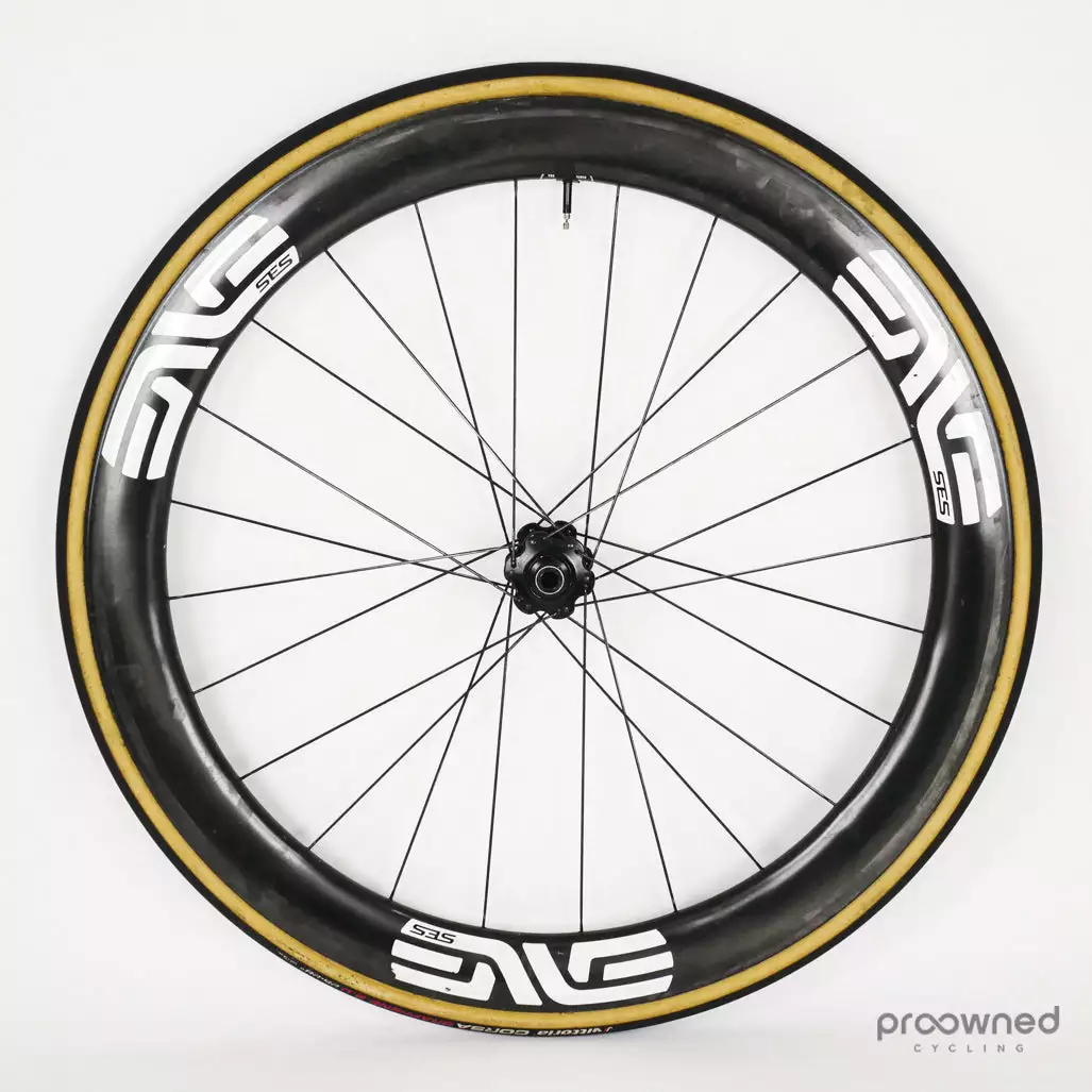 ENVE SES 5.6 Disc Tubular Carbon Front Wheel 2 ENVE SES 5.6 Disc Tubular Carbon Front Wheel - Billede 2