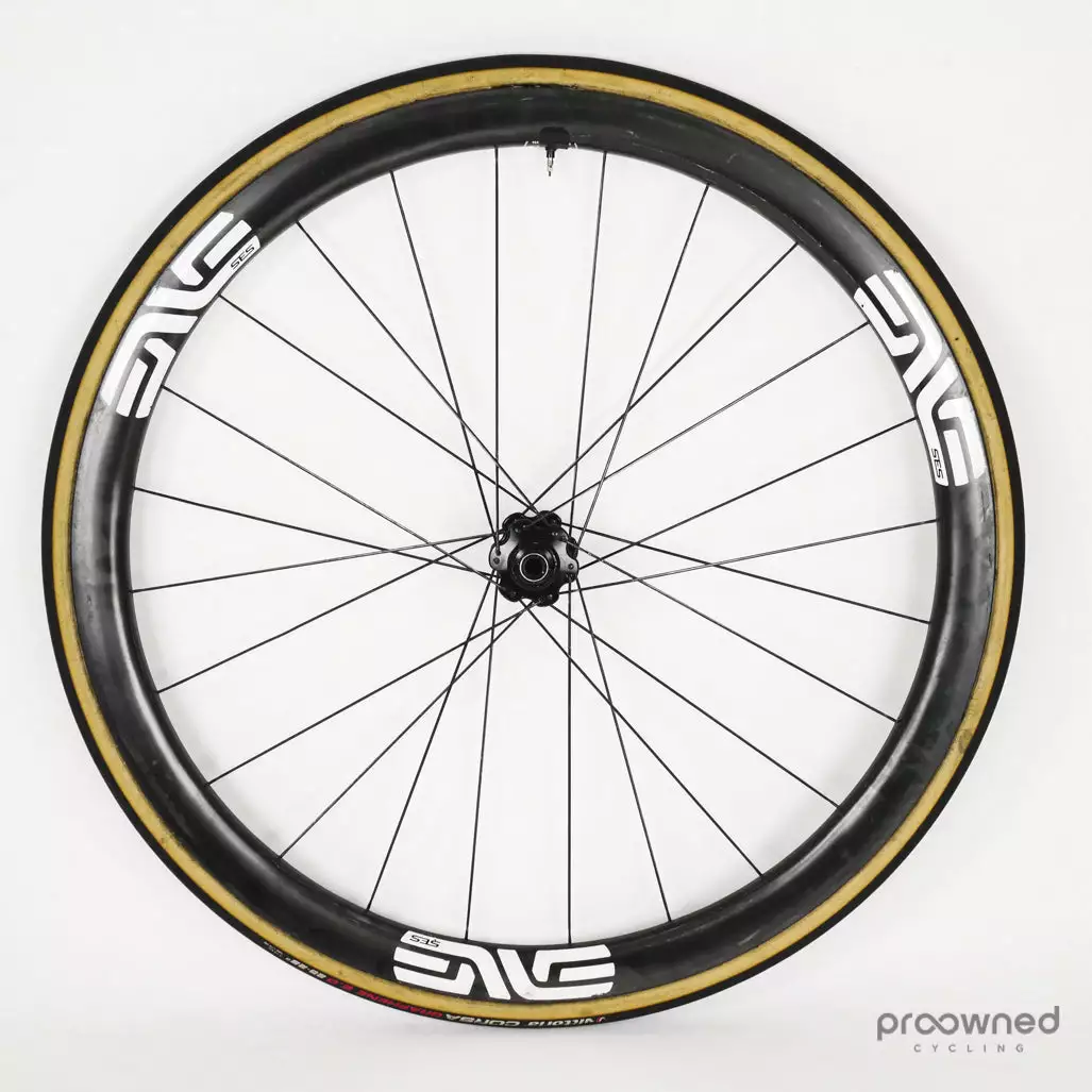 ENVE SES 3.4 Disc Tubular Carbon Front Wheel 1 ENVE SES 3.4 Disc Tubular Carbon Front Wheel