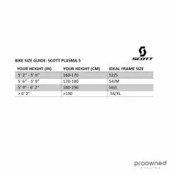 Scott Plasma 5 HMX TT Frameset - M - D. Smith - Mitchelton-Scott -Bremser & dele Salg Scott Plasma 5 size chart d1043103 2c41 4cdd abd9 7374ec2a65d6