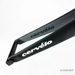 Cervelo S5 Spare Fork - Black/White -Bremser & dele Salg done 126